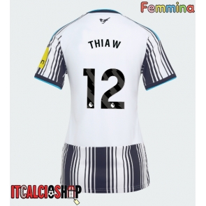 Newcastle United Malick Thiaw #12 Prima Maglia Femmina 2026-27 Manica Corta
